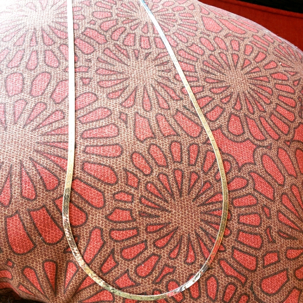 REVERSIBLE Sterling Herringbone Necklace